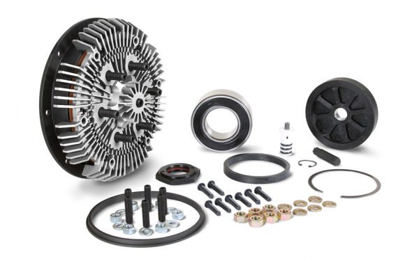 24-256-1 Kit Masters 2-Speed Gold Top Fan Clutch Rebuild Kit for 2.56'' pilot with 1 Pulley Bearing