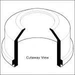 151.3400BA Brake Drum Watson Chalin 325mm x 100mm
