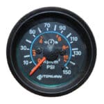 178.1003 Automann Black Air Gauge 150psi 2-1/16dia