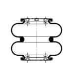 G2296910500 Neway Goldline Air Spring 6910