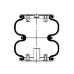 G2297659500 Neway Goldline Air Spring 7659