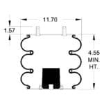G2298042500 Neway Goldline Air Spring 8042