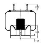 G2298713300 Neway Goldline Air Spring 8713