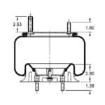 G2299422200 Neway GoldLine Air Spring 9422