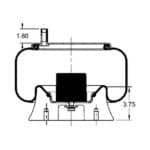 G2299640400 Neway GoldLine Air Spring 9640