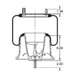 G2299780200 Neway GoldLine Air Spring 9780