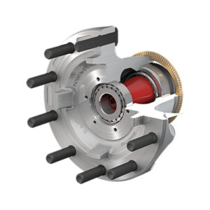 10082209 ConMet PreSet Steer Hub Assembly - Hub Pilot-10 Stud-ABS