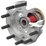 10082209 ConMet PreSet Steer Hub Assembly - Hub Pilot-10 Stud-ABS