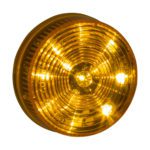 HD25012Y HD Lighting Round Amber Marker 2-1/2'' 12 LED