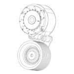 689481 PolyForce Belt Tensioner