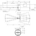 B3000-301 AIRman Tail-a-Gater Tailgate Cylinder w/Bkt