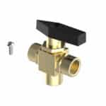 K1100-331 AIRman 3-Way Ball Valve 1/4 NPTF