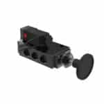 V380110114-DAL-BLK AIRman Push-Pull 5-Port Solenoid