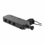 V38505E912-DAL-BLK AIRman 5-Port Solenoid Push-Pull