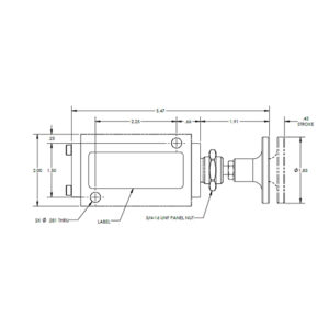 V381010021-BLK AIRman Push-Pull 3 Port Valve